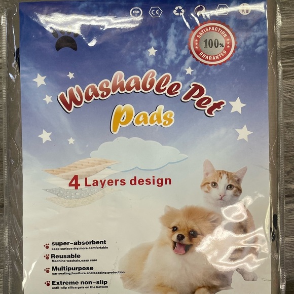 Washable Pet Pads with 4 Layers - Picture 1 of 2